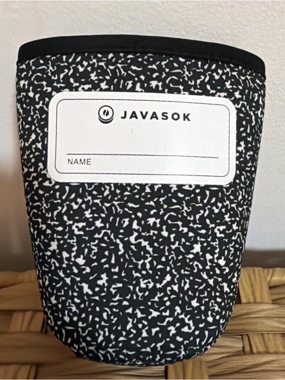 Javasok Sok It Insulated Neoprene Cup Sleeve Composition Notebook Teacher Gift